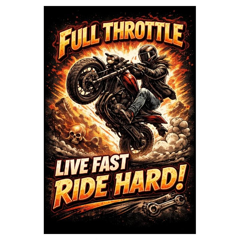 Full throttle: Motorcycle Fire