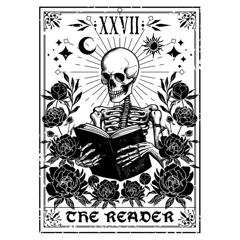 The Skeleton Reader Mystical Tarot 