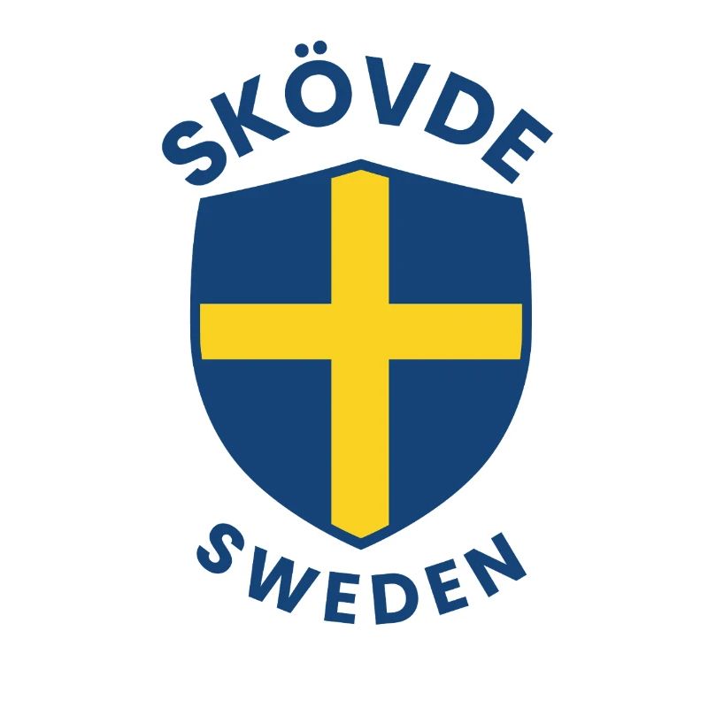 Imprimé de l’emblème du bouclier de Skövde