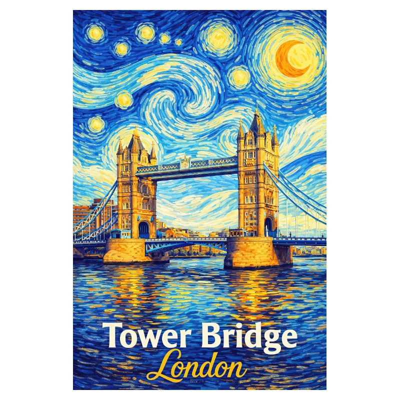 Tourbillon d’étoiles de Londres Tower Bridge