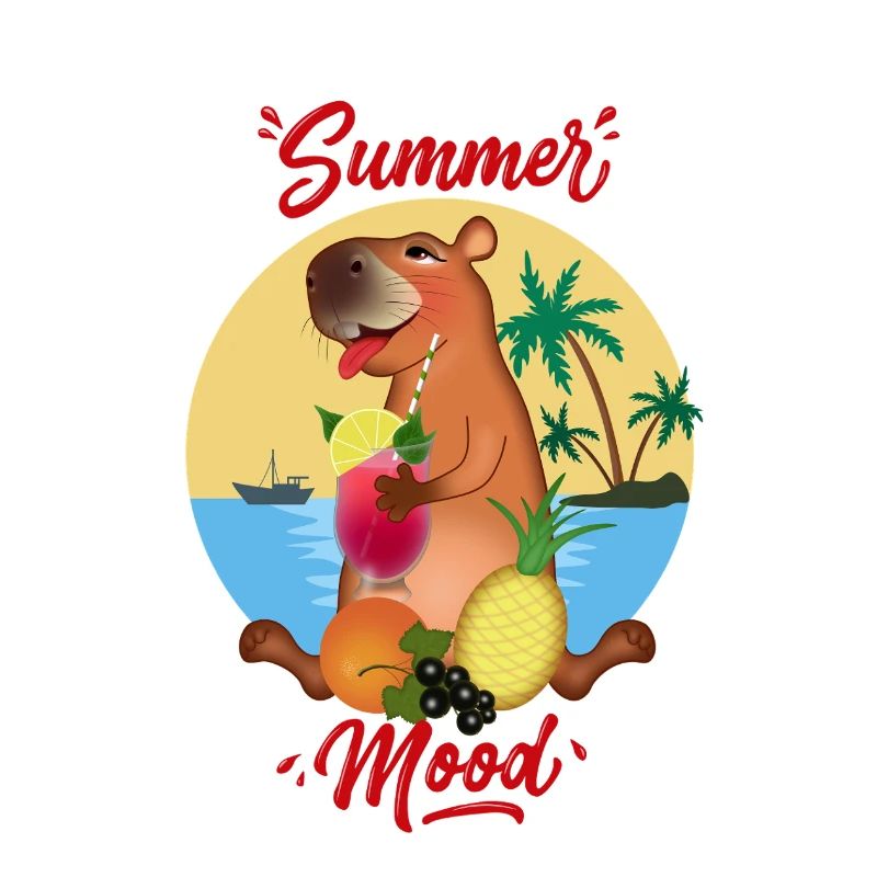 Capybara im Urlaub