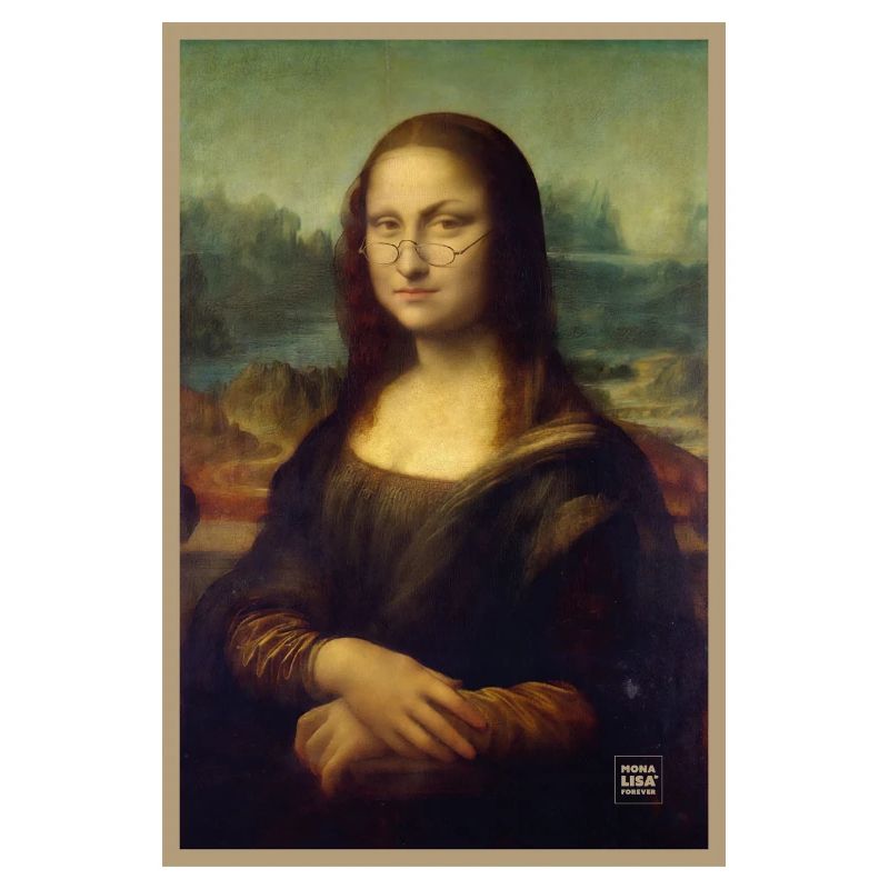 Mona Lisa misstrauisch und wertend