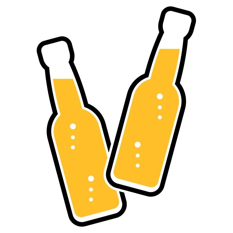 2 Flaschen Stoßen An (Bier / Limonade / POS 2C)