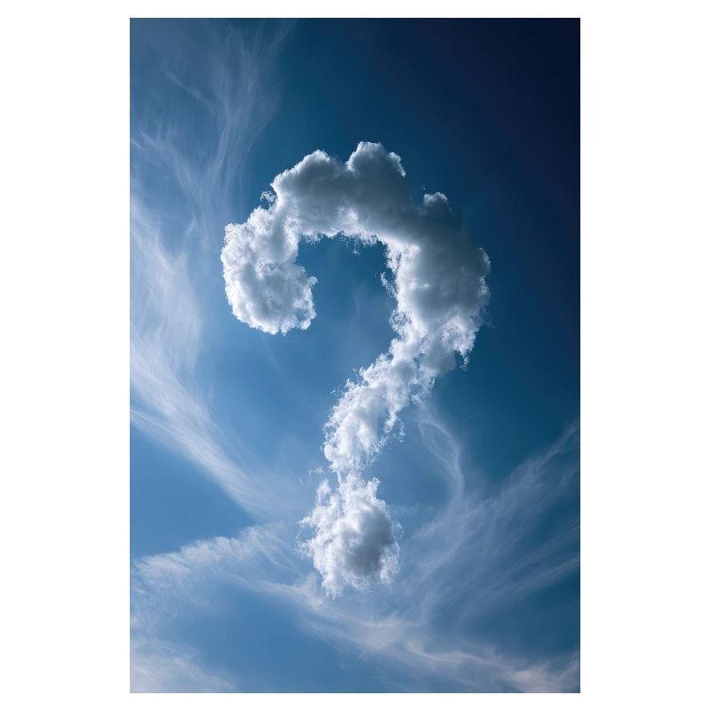 Cloud Question Mark Sky
