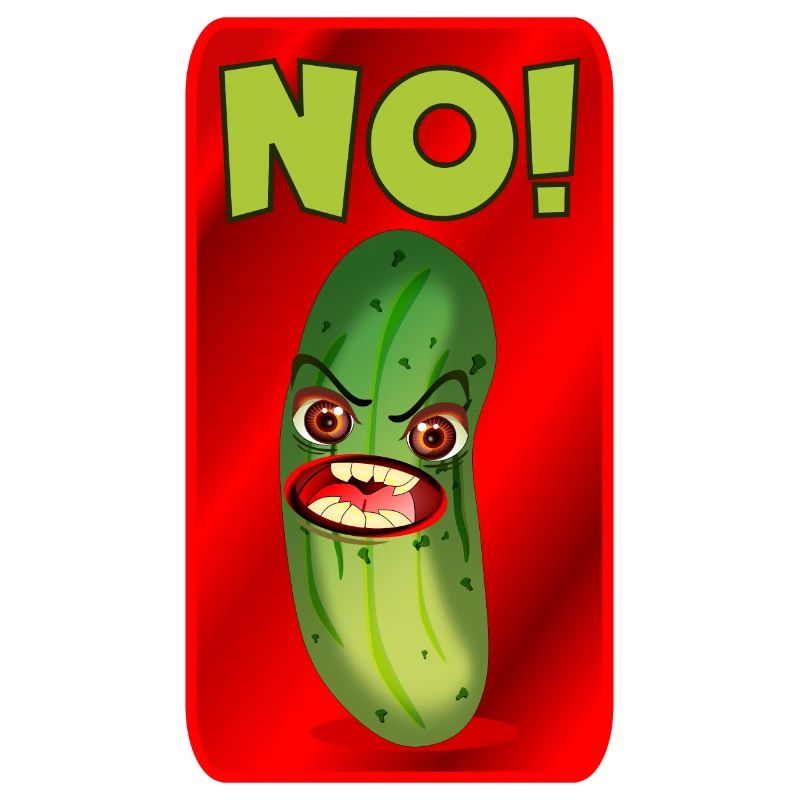 DESSIN ANIMÉ DE CORNICHON - NON