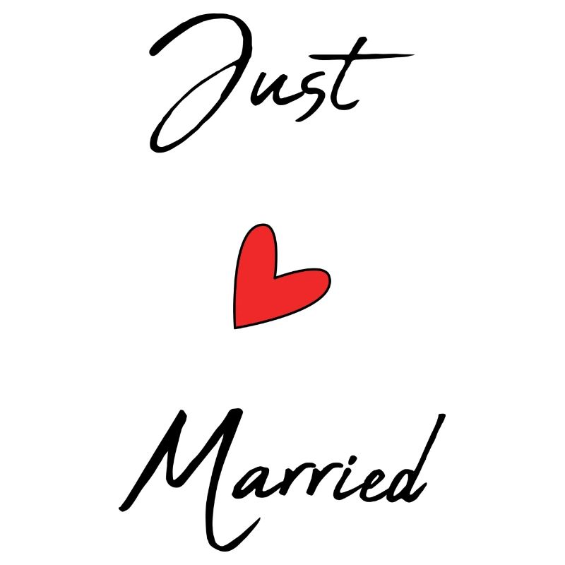 JUST MARRIED. EVJF. SAINT VALENTIN. COUPLE