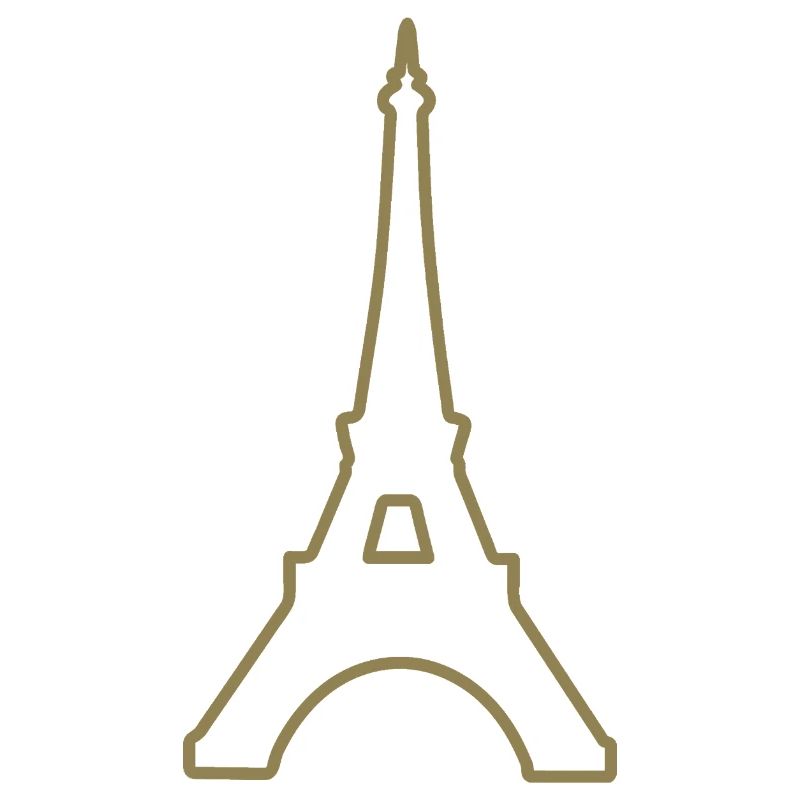 Tour Eiffel Paris monument minimaliste