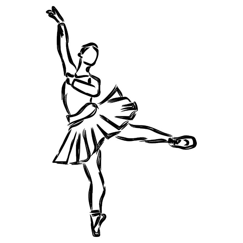 Ballettmädchen Skizze