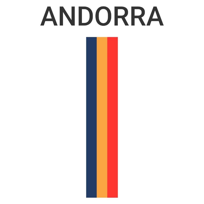 Andorra Flagge