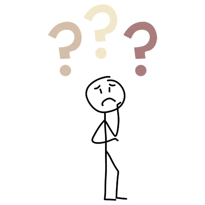 Three Question Marks – Minimal Mystery Design