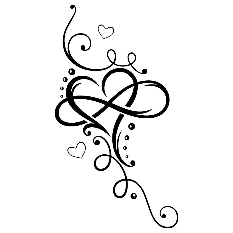 Herz, Unendlichkeit, heart, infinity