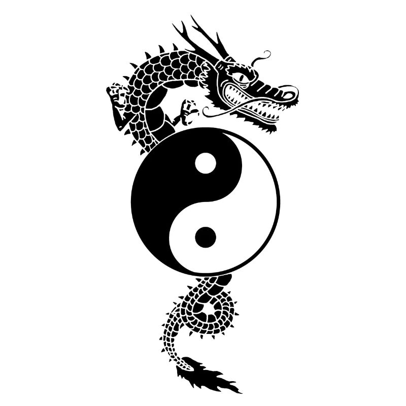 Drache Yin Yang