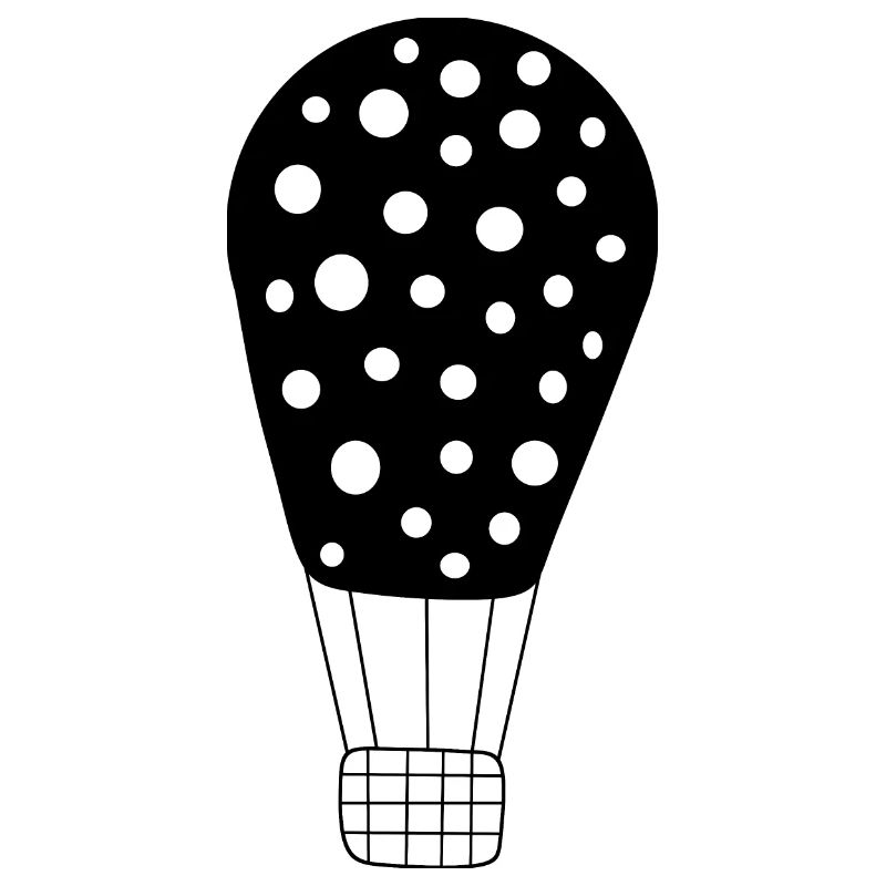 Montgolfière noir