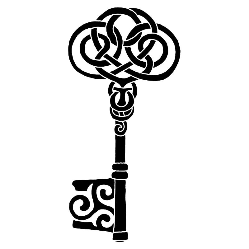 Black Celtic Key