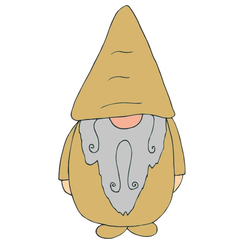 Gnome de jardin Or