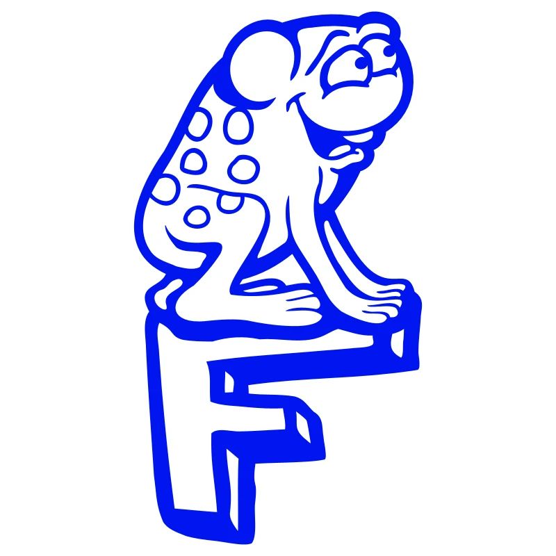 Letter F Frog Toad Name ABC Learning School