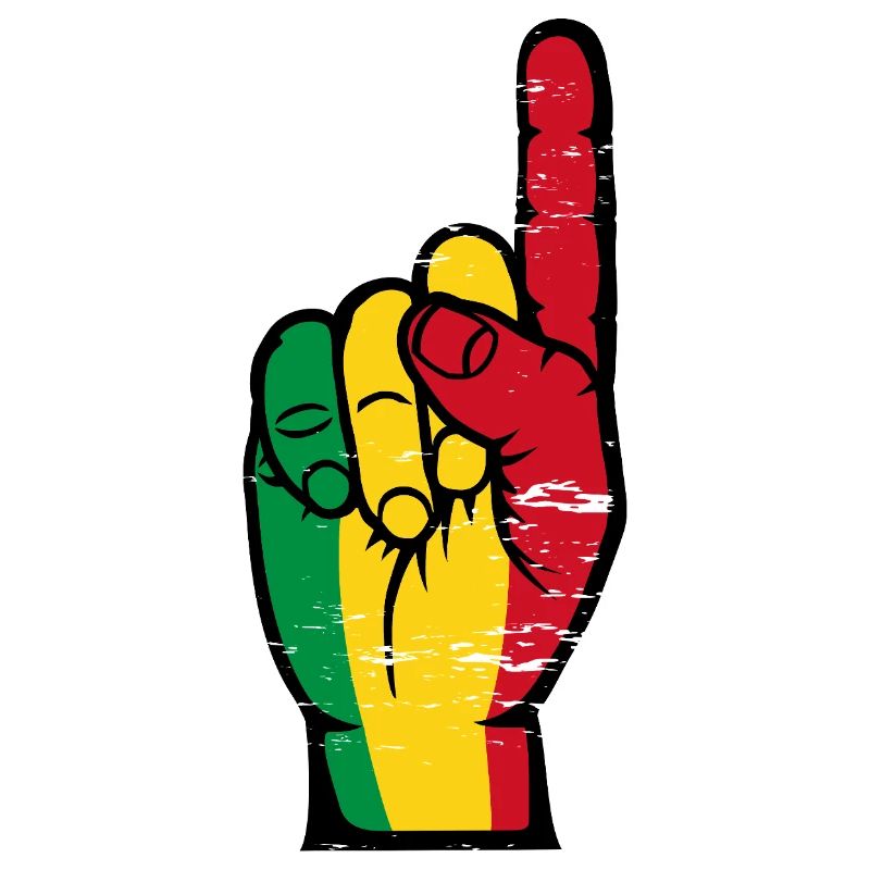 Drapeau du Mali numéro 1 utilisé