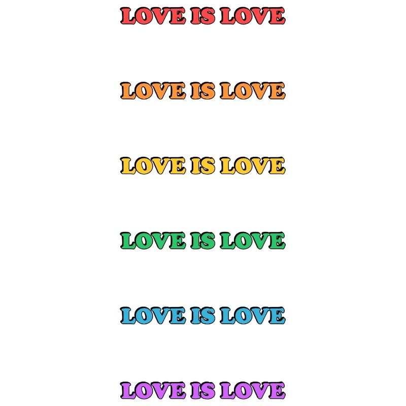 Rainbow love is love