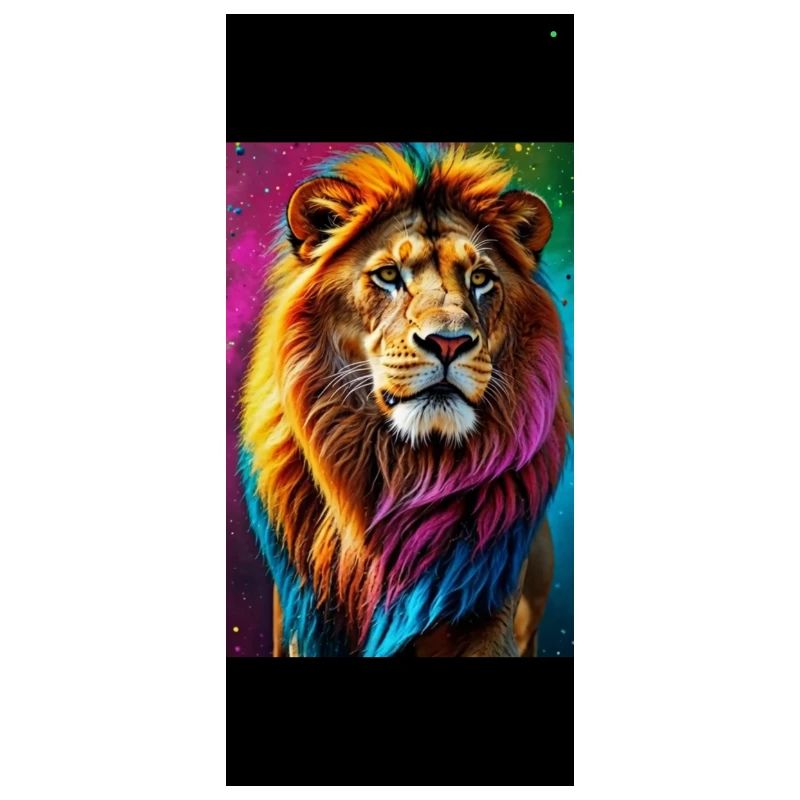 Regenbogen-Löwe