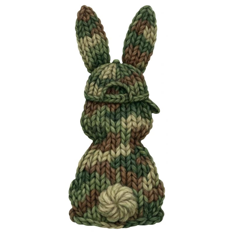 Bunny from Behind Cap Camouflage Cap Camouflage