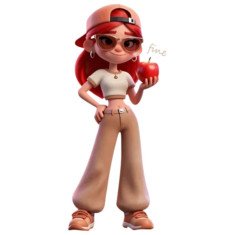 Apfelheldin Streetwear Avatar