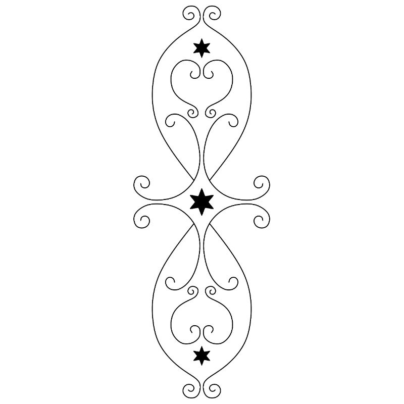 Symmetrical Star Pattern