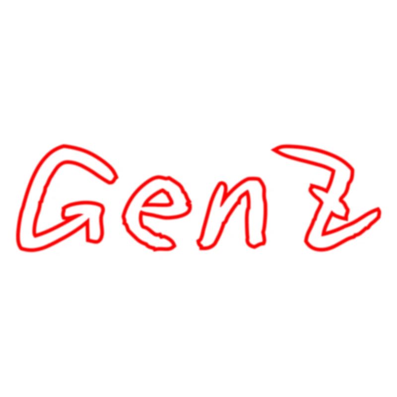 GenZ Graffiti Red
