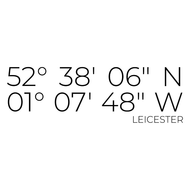 Coordonnées : Leicester, Angleterre