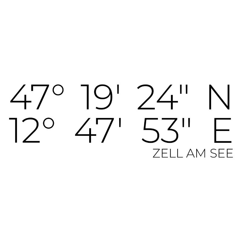 Coordinates Zell am See, Austria