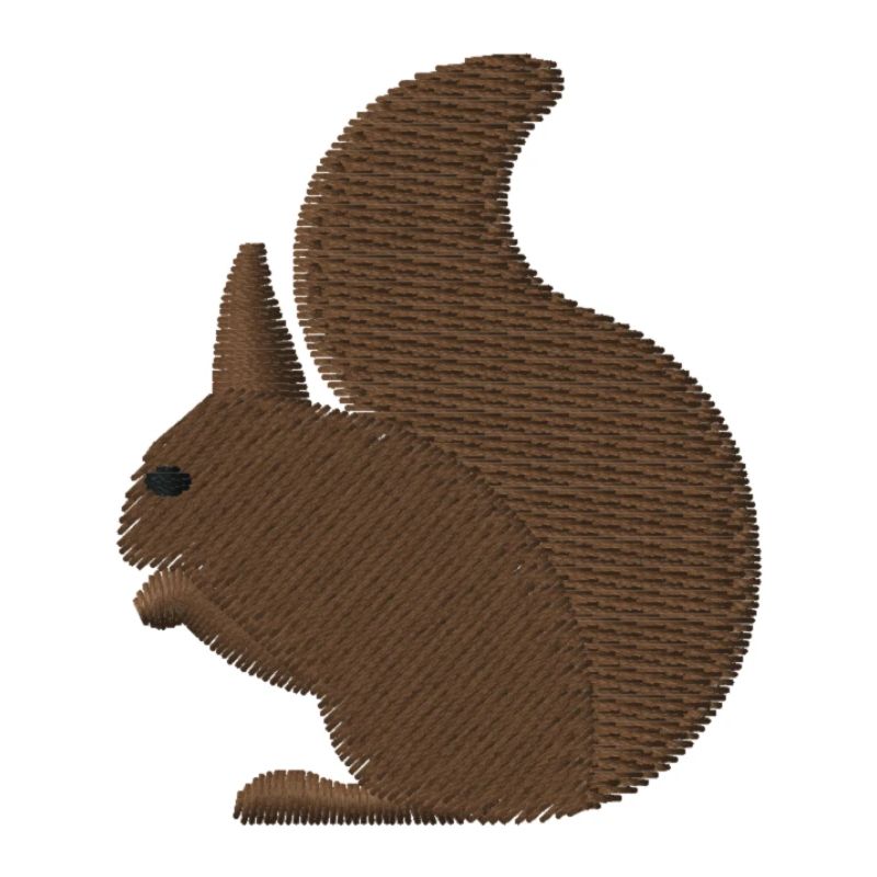 Eichhörnchen bestickt