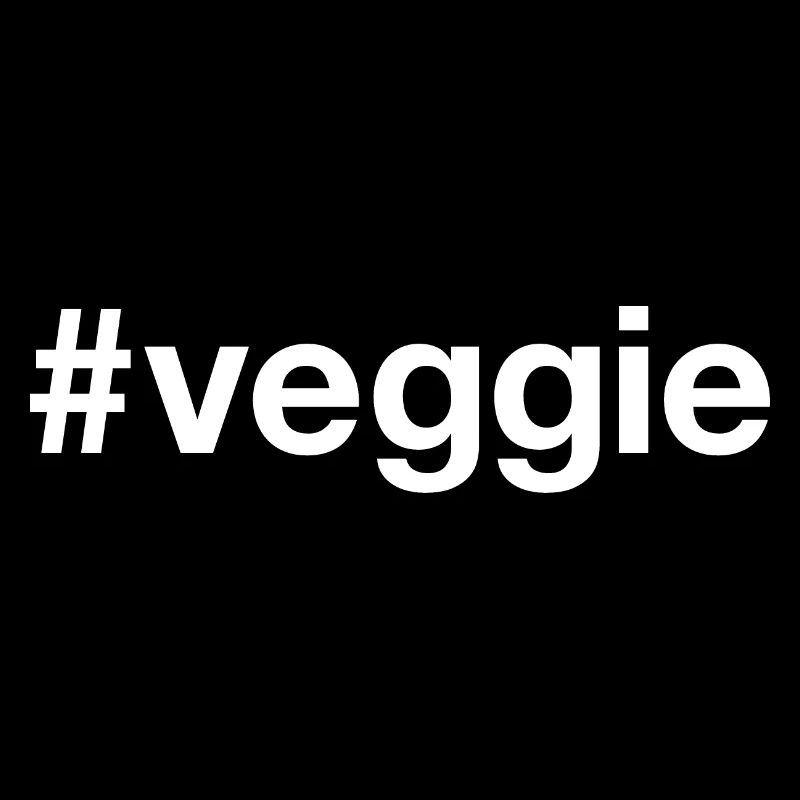 VEGGIE Vegetarian Vegetarisch Hashtag