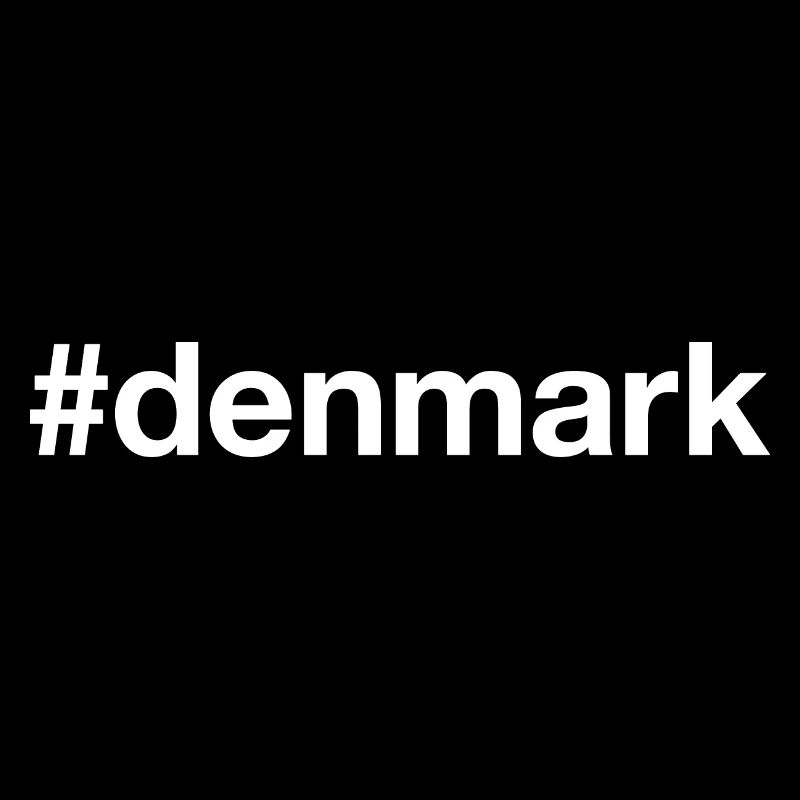 DENMARK Hashtag Dänemark