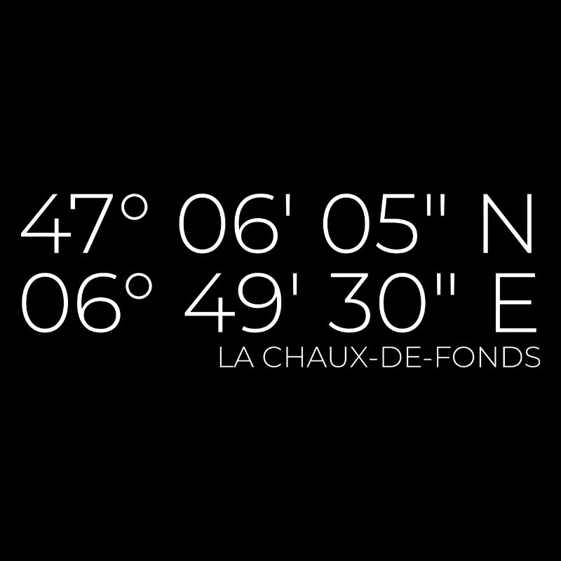 Coordinates La Chaux-de-Fonds