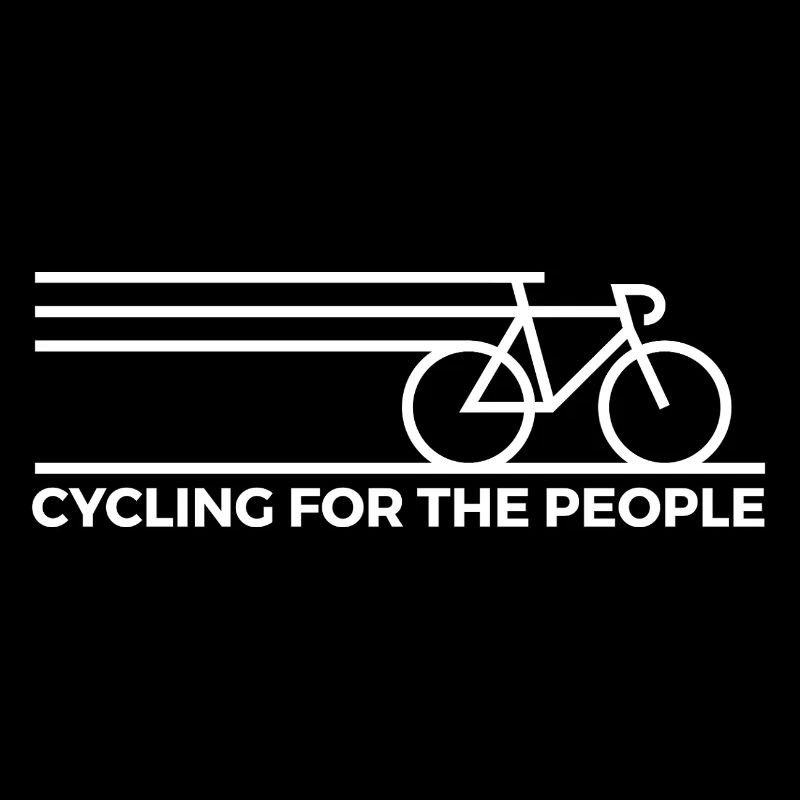 Dynamic Bicycle Line Art Design
