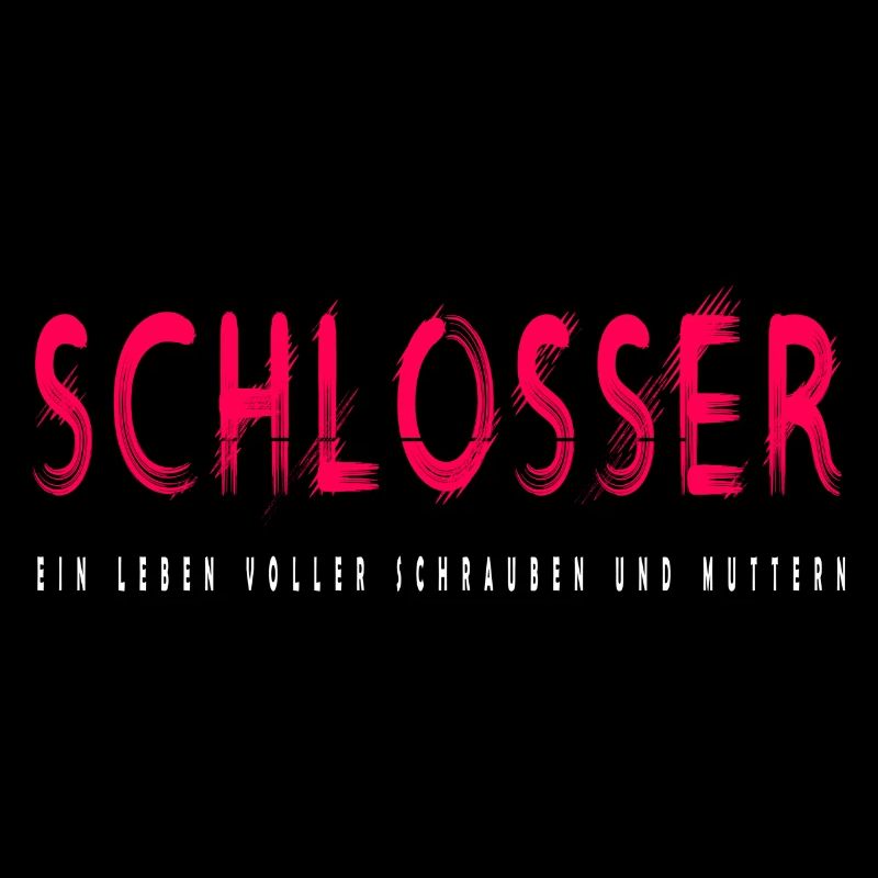 Schlosser Handwerker Design