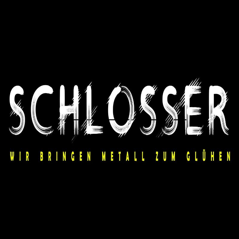 Schlosser Handwerker Design