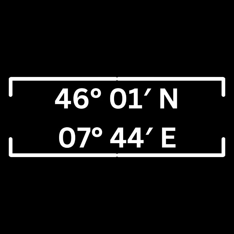 Coordinates Zermatt Minimalist