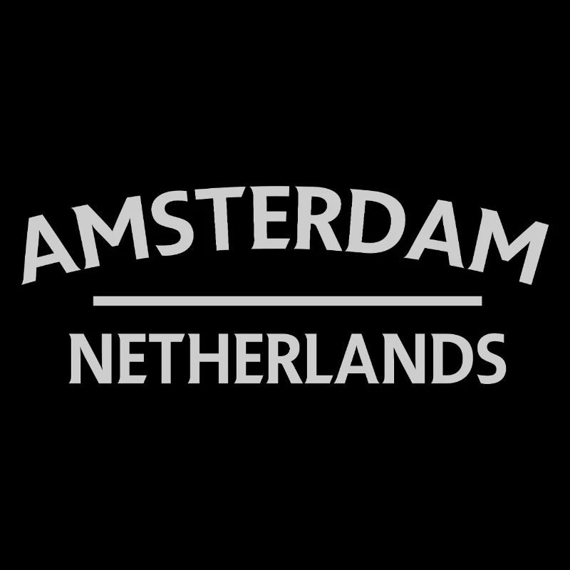 Amsterdam – Netherlands Textdesign