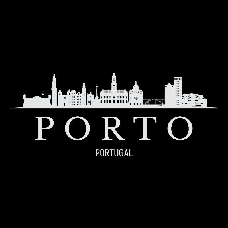Porto Skyline, Porto Portugal
