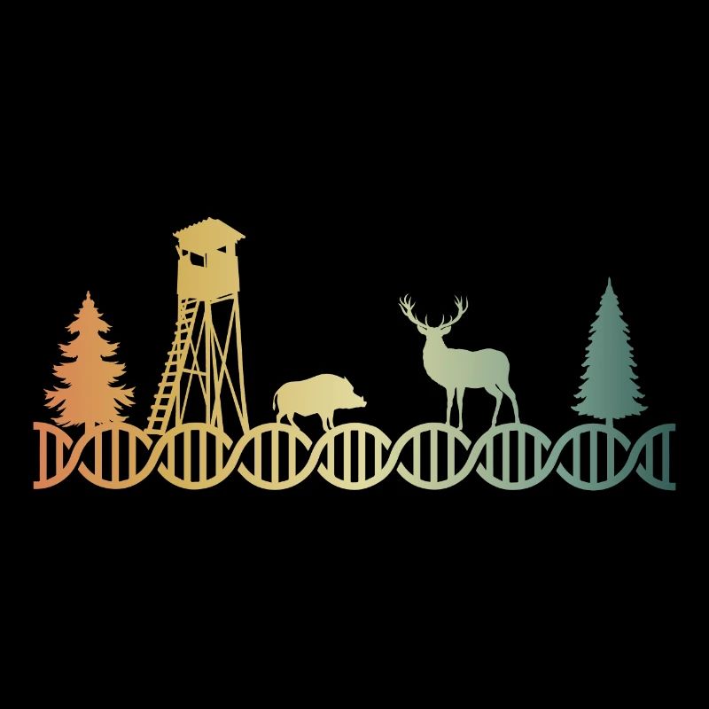 Hochsitz Jäger Jagen DNA