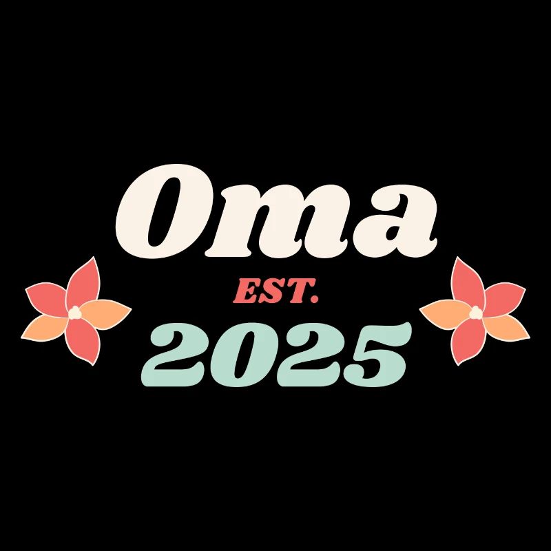 Oma Est 2025 Ich werde Großmutter Retro Style