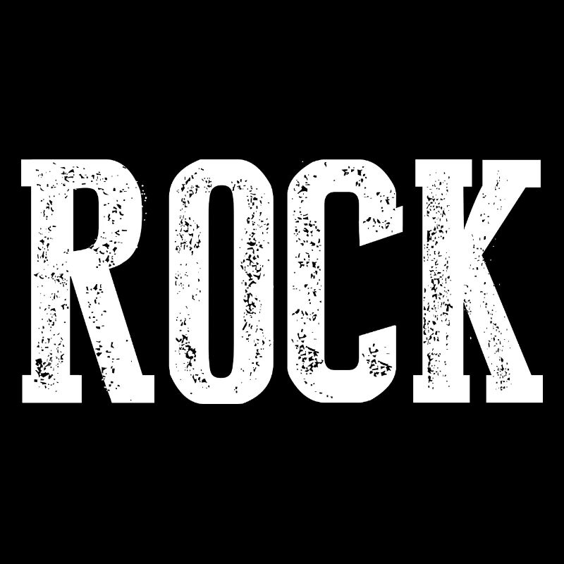 Conception typographique vintage rock and roll