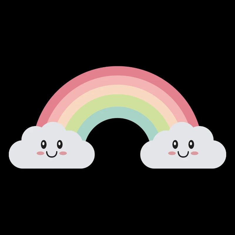 Regenbogenwolken