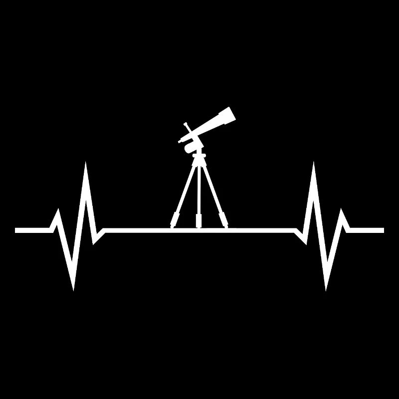 Telescope, Heartbeat, ECG, Astronomy, Starry