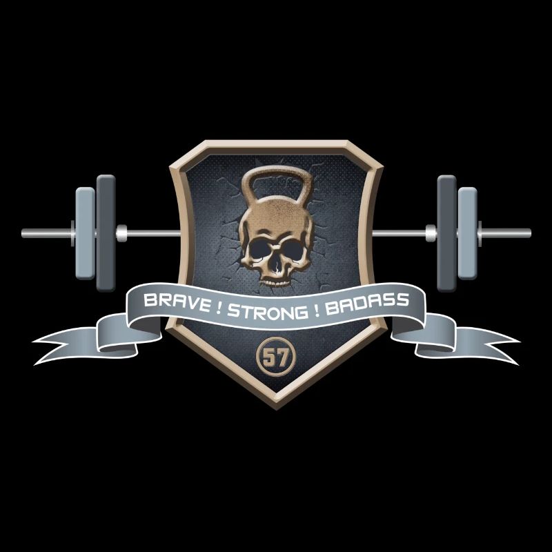Logo Braves Strong Badass