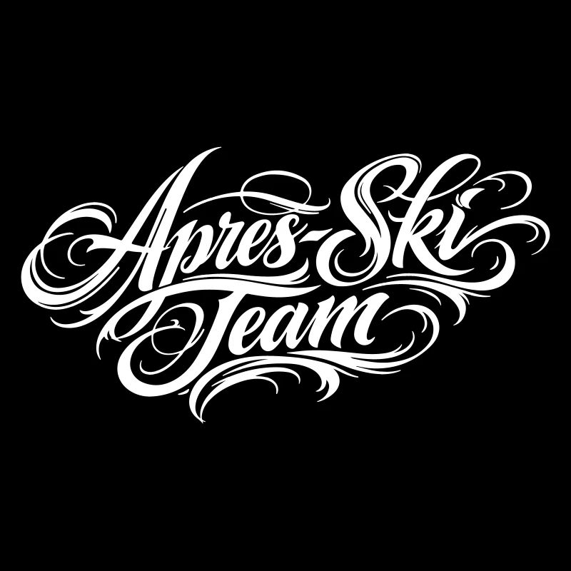 Apres Ski Team Schriftzug