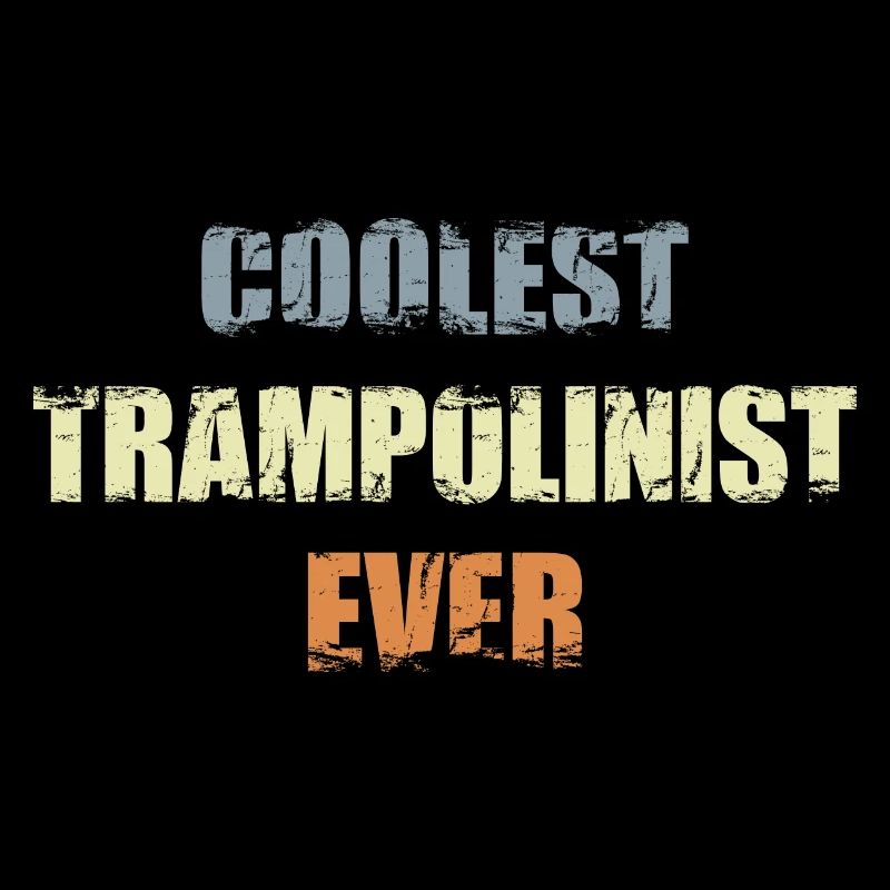 Athlète de trampoline cool