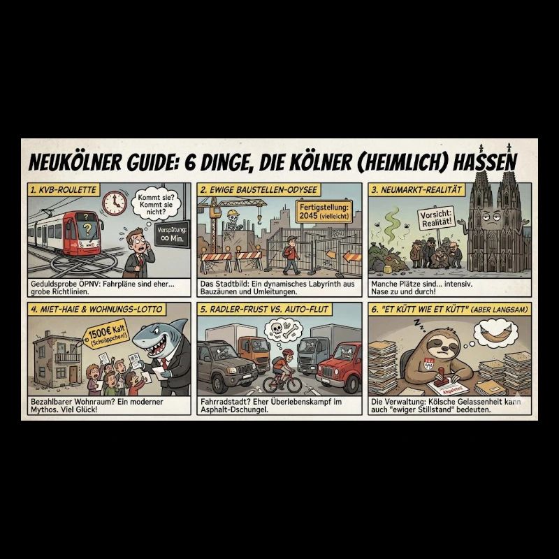 Kölner Guide: 6 Dinge Die Kölner nicht mögen
