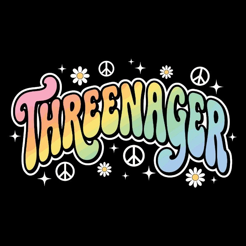 Threenager 3. Geburtstag 3 Jahre Mädchen