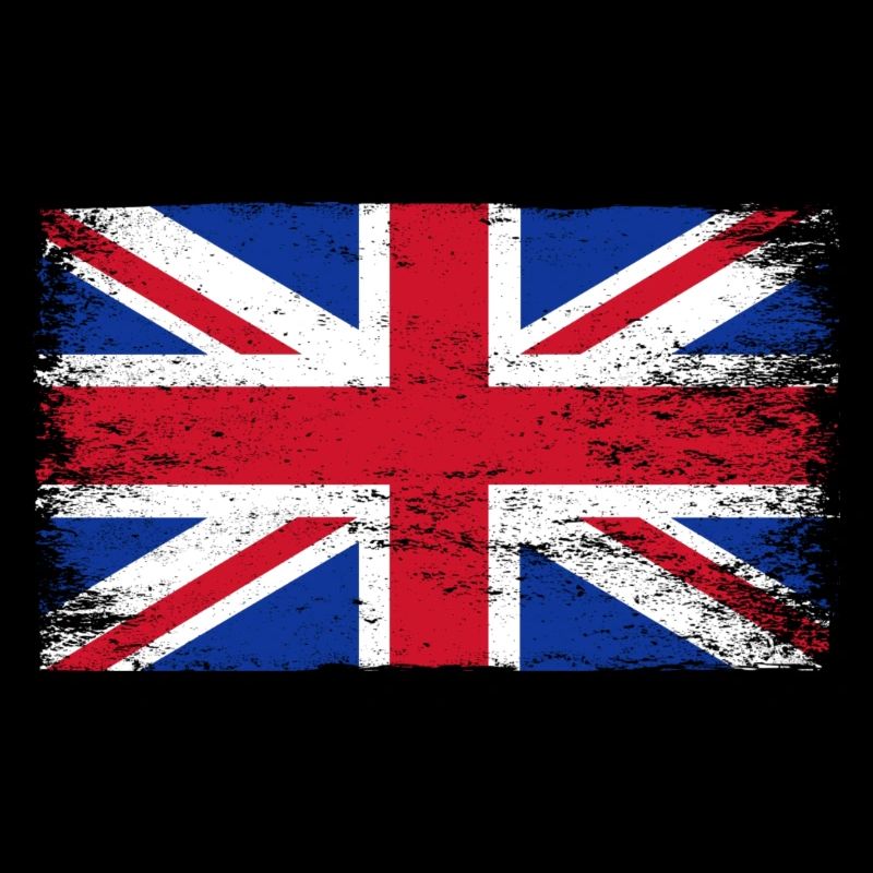 Distressed Union Jack Print